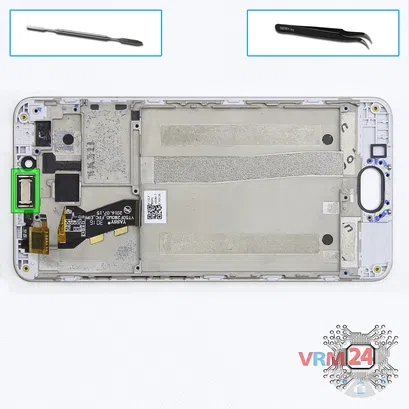 How to disassemble Meizu M3s mini Y685H, Step 18/1