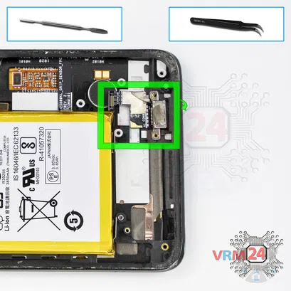 Cómo desmontar Asus ROG Phone ZS600KL, Paso 25/1