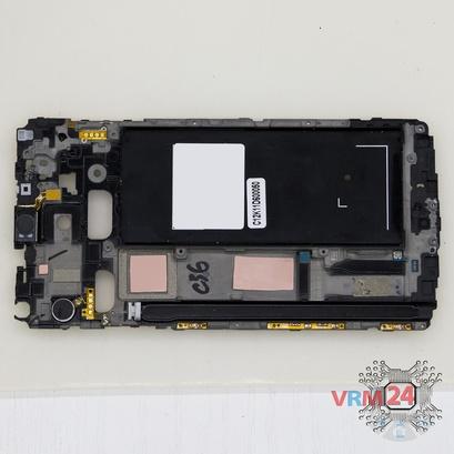 How to disassemble Samsung Galaxy Note 4 SM-N910, Step 13/1