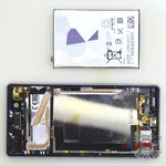 How to disassemble Sony Xperia X, Step 11/2