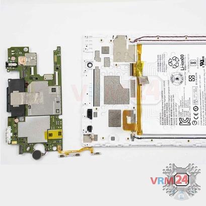 Como desmontar Lenovo Tab 4 TB-8504X, Passo 15/2