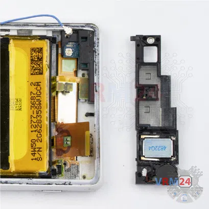 How to disassemble Sony Xperia Z3v, Step 7/2