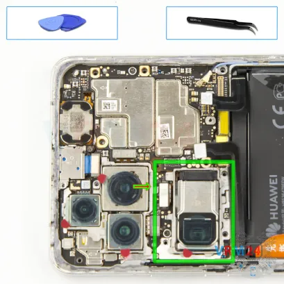 Как разобрать Huawei P50 Pro, Шаг 21/1