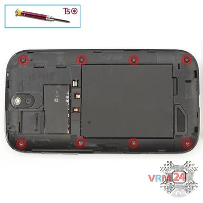 How to disassemble HTC One SV, Step 3/1