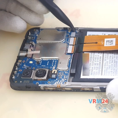 Cómo desmontar Samsung Galaxy A03 SM-A035, Paso 6/2