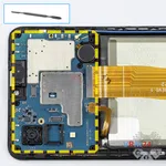 How to disassemble Samsung Galaxy A02 SM-A022, Step 14/1