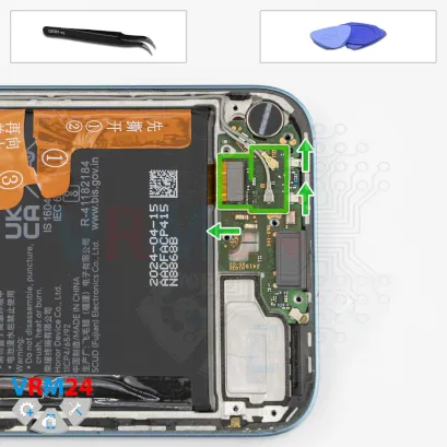 How to disassemble Honor 200 Lite, Step 11/1