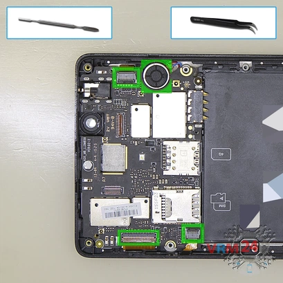 How to disassemble Xiaomi RedMi Note 1S, Step 10/1