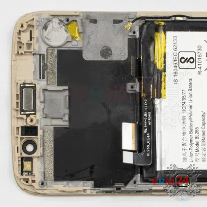 Como desmontar Motorola Moto M TX1663 por si mesmo, Passo 15/2