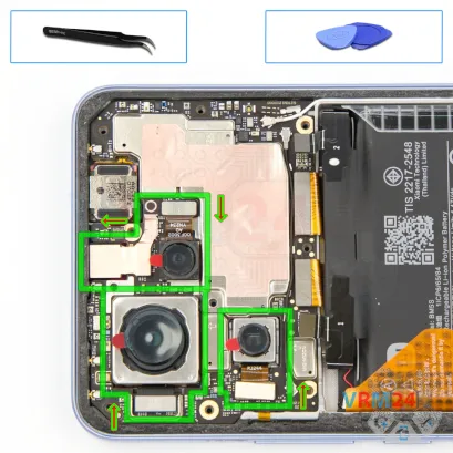 Como desmontar Xiaomi 13T Pro por si mesmo, Passo 15/1