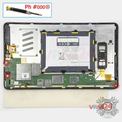 Cómo desmontar Alcatel OT Pixi 3 9010X, Paso 9/1