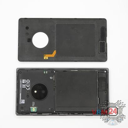 How to disassemble Nokia Lumia 830 RM-984, Step 1/2