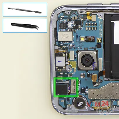 How to disassemble Samsung Galaxy S7 Edge SM-G935, Step 8/1