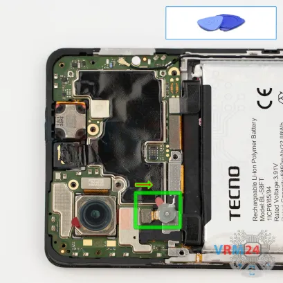 Как разобрать Tecno Pova 6, Шаг 9/1
