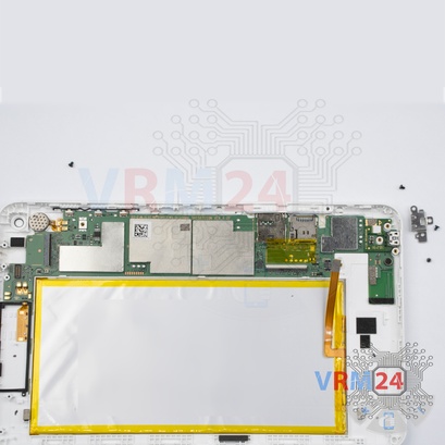 Como desmontar Huawei MediaPad T1 8.0'' por si mesmo, Passo 11/2