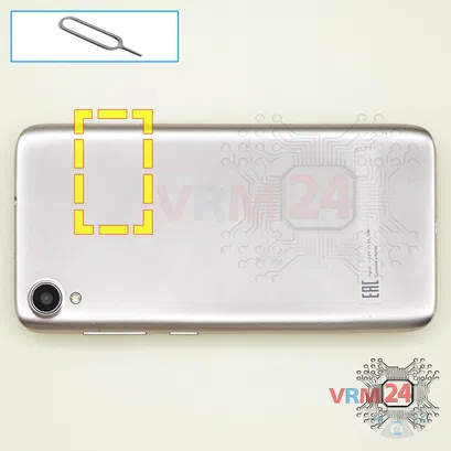 How to disassemble Asus ZenFone Live L1 ZA550KL, Step 1/1