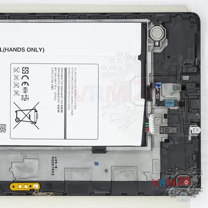 How to disassemble Samsung Galaxy Tab S 8.4'' SM-T705, Step 10/3
