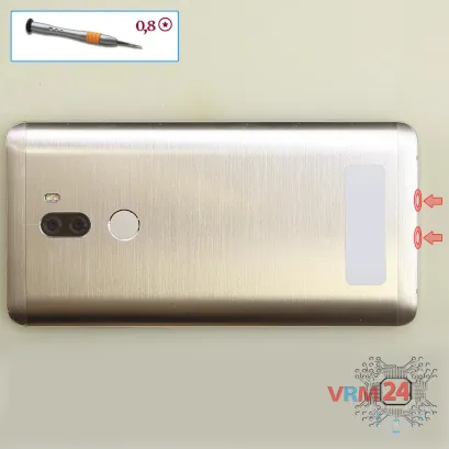 How to disassemble Xiaomi Mi 5S Plus, Step 1/1