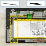 How to disassemble Lenovo Tab 4 Plus TB-X704L, Step 7/1