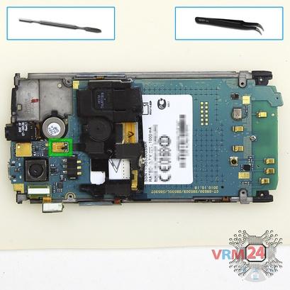 How to disassemble Samsung Wave 2 GT-S8530, Step 14/2