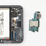 How to disassemble Samsung Galaxy S21 FE SM-G990, Step 12/2