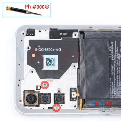 Como desmontar Xiaomi Redmi Note 10 5G por si mesmo, Passo 6/1