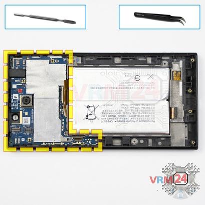 How to disassemble Sony Xperia L2, Step 14/1