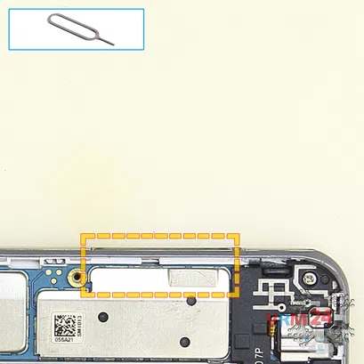 How to disassemble LG X cam K580, Step 2/1