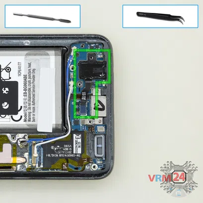 How to disassemble Samsung Galaxy S9 SM-G960, Step 10/1