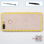 Как разобрать ZTE Blade V9 Vita, Шаг 2/1