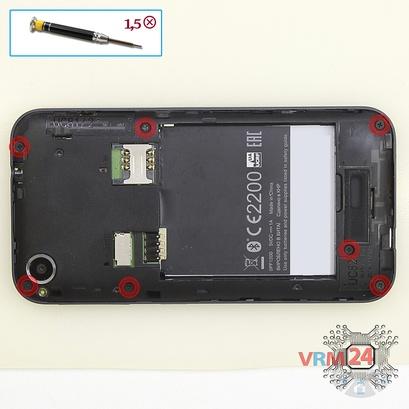 How to disassemble HTC Desire 320, Step 3/1