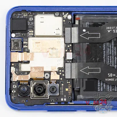 How to disassemble Xiaomi Mi 9 Lite, Step 5/2