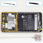 How to disassemble HTC Desire 728, Step 9/1
