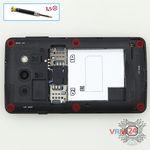 How to disassemble LG L60 X145, Step 3/1