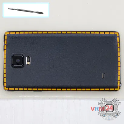 Cómo desmontar Samsung Galaxy Note 4 SM-N910, Paso 1/1