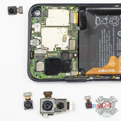 How to disassemble Huawei Honor 20 Pro, Step 10/2
