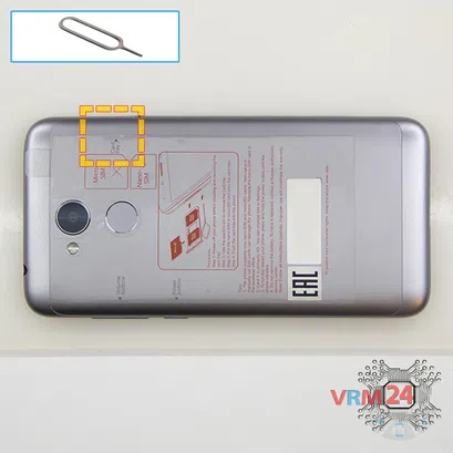 How to disassemble Huawei Honor 6A, Step 2/1