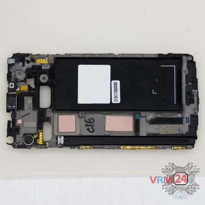 Cómo desmontar Samsung Galaxy Note 4 SM-N910, Paso 13/1