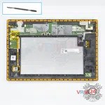 Cómo desmontar Lenovo Tab 4 TB-X304L, Paso 4/1