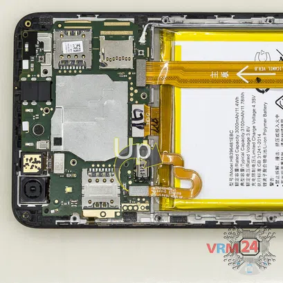 How to disassemble Huawei Y6II, Step 5/2