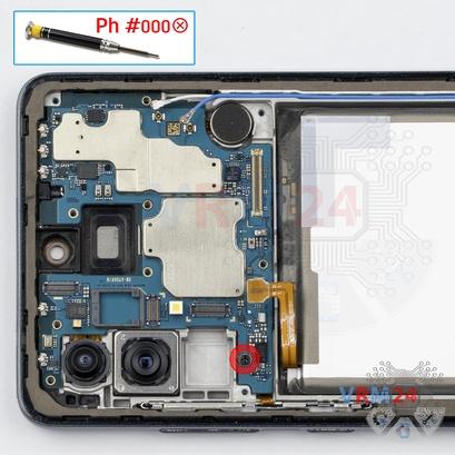 Cómo desmontar Samsung Galaxy A72 SM-A725, Paso 15/1