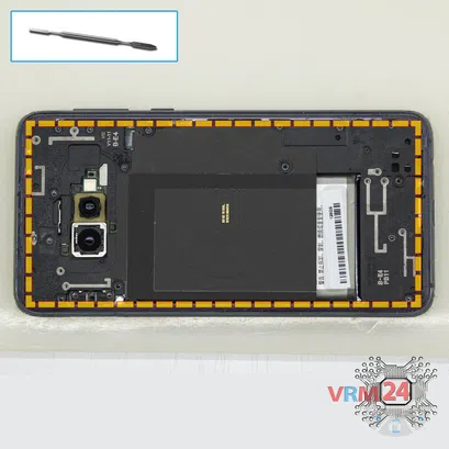 Cómo desmontar Samsung Galaxy S10e SM-G970, Paso 4/1