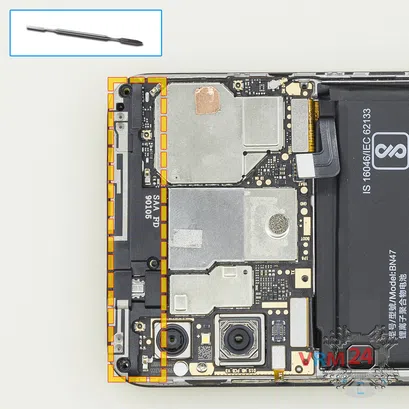 How to disassemble Xiaomi Redmi 6 Pro, Step 11/1