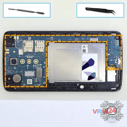 How to disassemble LG K7 X210, Step 9/1