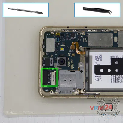 Cómo desmontar Samsung Galaxy A8 Plus (2018) SM-A730, Paso 6/1