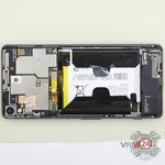 How to disassemble Sony Xperia XA, Step 3/4