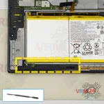 Как разобрать Lenovo Tab 4 Plus TB-X704L, Шаг 6/1