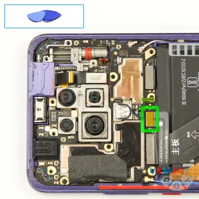 How to disassemble Xiaomi POCO F2 Pro, Step 7/1