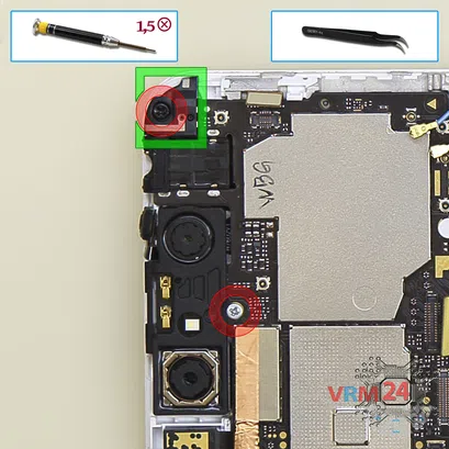 Como desmontar ZTE Blade V8 por si mesmo, Passo 12/1