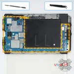 How to disassemble Samsung Galaxy Tab Active 2 SM-T395, Step 12/1